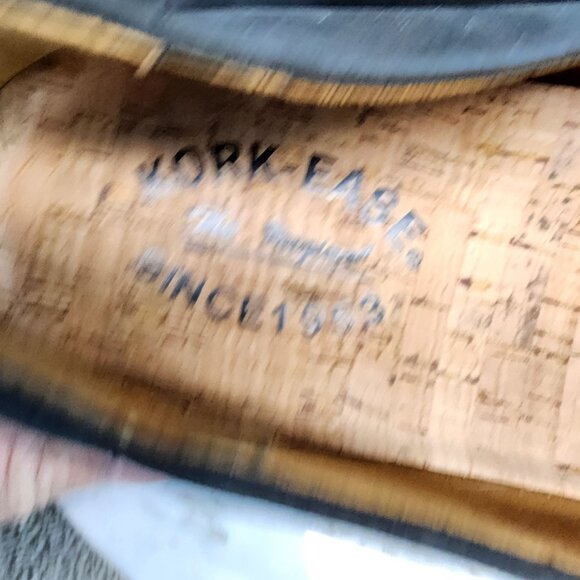 Kork-Ease Shoes Womens Size 8.5 Black Leather Slip On Loafers *GUC* - Picture 10 of 12